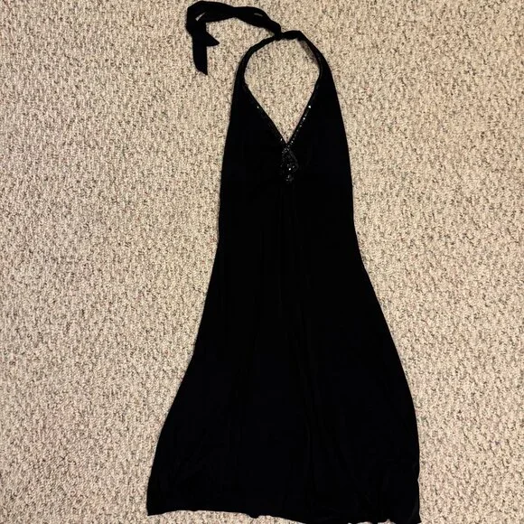 maxi halter neck dress Halter Neck Maxi Dress 0(SMALL) / Black